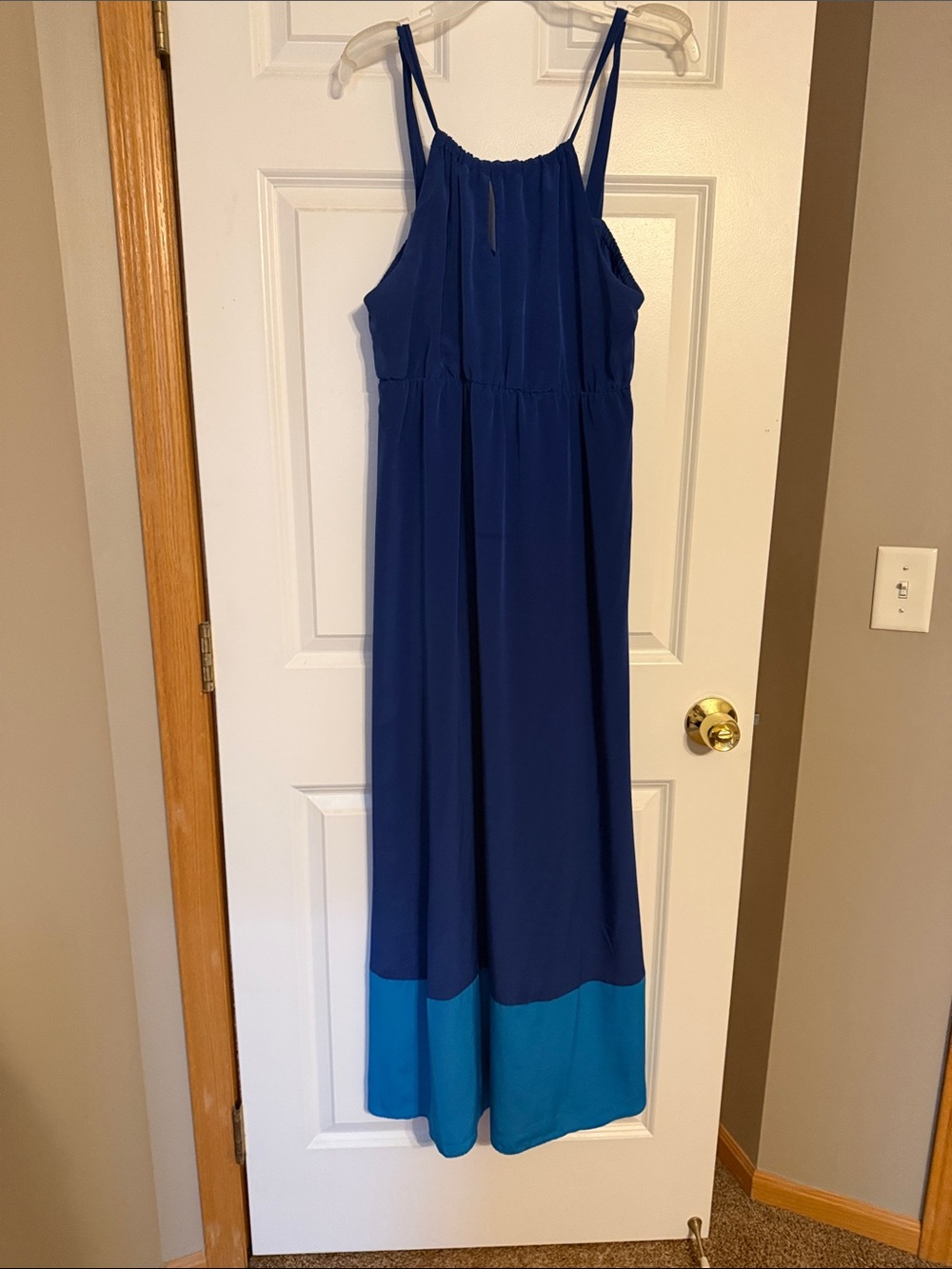 Color Block Maxi Dress